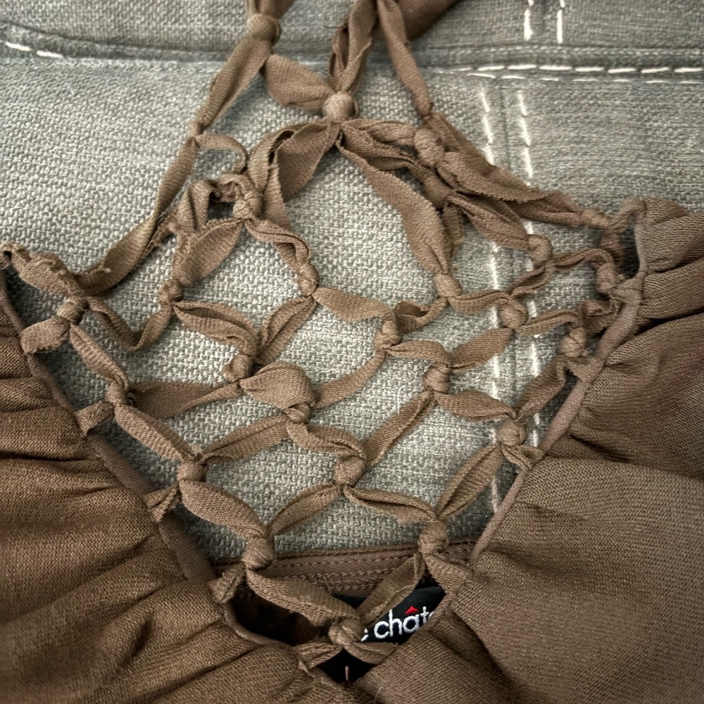 Le Chateau Chocolate Brown Garment - Picture 2 of 3